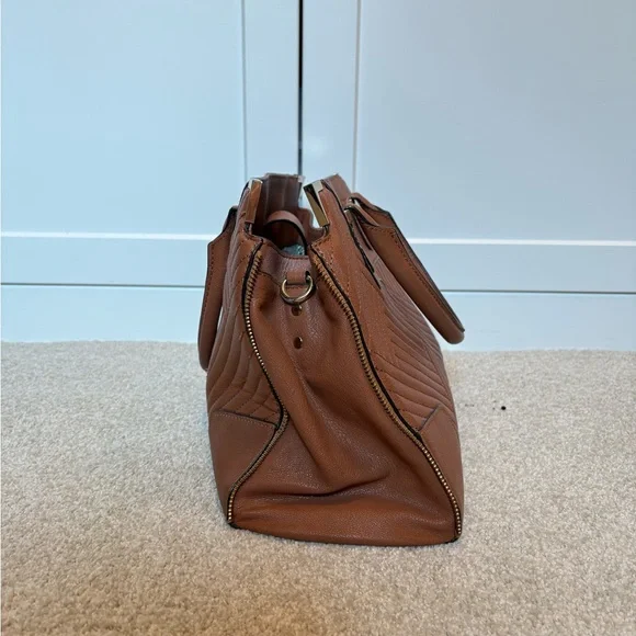 Rebecca Minkoff Brown Leather Handbag - Picture 5 of 6